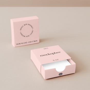 Free Square Open Box Mockups