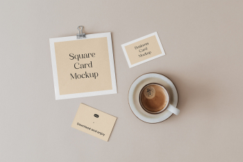 Free Stationery Card Mockups