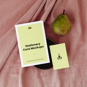 Free Stationery Eco Card Mockups