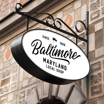 Free Thick Sign Mockup Free Thick Sign Mockup