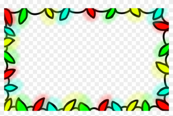 Free To Use Holiday Lights Border By Princess-corrine - Free To Use Holiday Lights Border By Princess-corrine