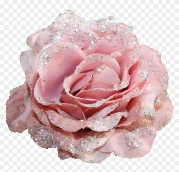 Free Transparent Glitter Png - Glitter Pink Rose Png