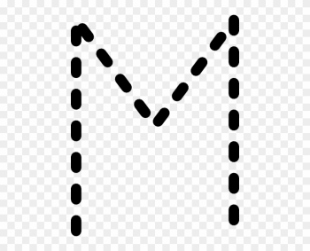 Free Vector Alphabet Tracing Letter M Clip Art - Letter N For Tracing Free Vector Alphabet Tracing Letter M Clip Art - Letter N For Tracing