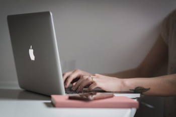 Freelancer Typing On Keyboard Freelancer Typing On Keyboard