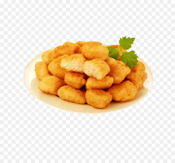 French fries Chicken nugget McDonalds Chicken McNuggets Fried chicken - Golden yellow plate installed school colony chicken product material 