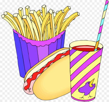 French fries Fast food restaurant Junk food Illustration - cellulose illustration 