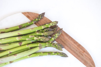 Fresh Asparagus With Water Drops Fresh Asparagus With Water Drops