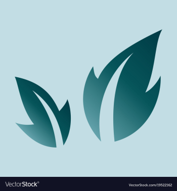 Fresh basil leaves icon flat of basil leaves icon vector image Fresh basil leaves icon flat of basil leaves icon vector image