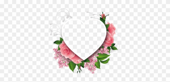 Fresh Flower Heart Photo Frame, Fresh Flower Heart - Love Rose Pink Png Fresh Flower Heart Photo Frame, Fresh Flower Heart - Love Rose Pink Png