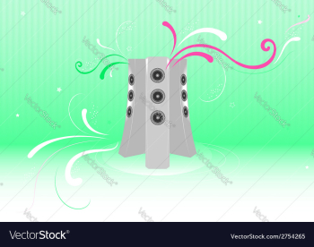 Fresh music abstract background vector image Fresh music abstract background vector image