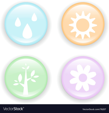 Fresh nature icon vector image Fresh nature icon vector image