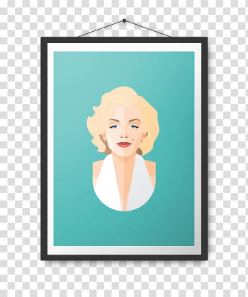 Frida Kahlo Poster Frames The Cool Club., marilyn monroe transparent background PNG clipart