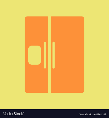 Fridge refrigerator vector image Fridge refrigerator vector image