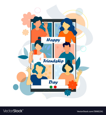 friends celebrates friendship day on a video call friends celebrates friendship day on a video call