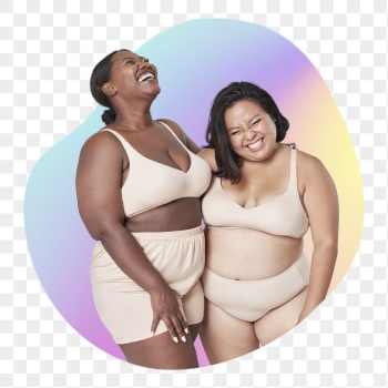 Friends png body positivity concept, | Free PNG - rawpixel