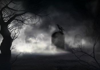 Frightening halloween realistic background Frightening halloween realistic background