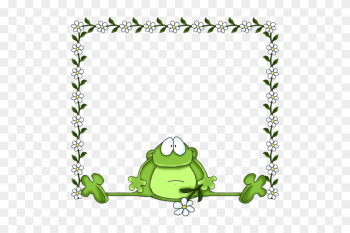 Frog Paper Design - Frog Border Frog Paper Design - Frog Border