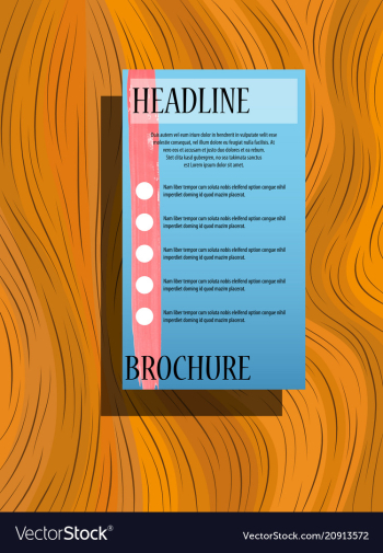 Front and back flyer for business purpose vector image Front and back flyer for business purpose vector image