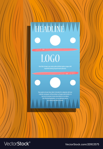 Front and back flyer for business purpose vector image Front and back flyer for business purpose vector image