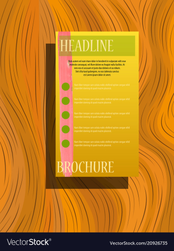 Front and back flyer for business purpose vector image Front and back flyer for business purpose vector image