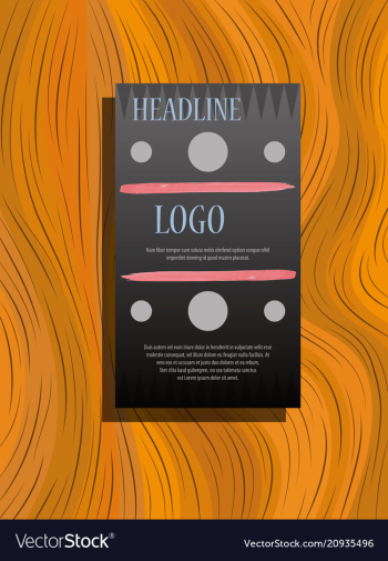 Front and back flyer for business purpose vector image Front and back flyer for business purpose vector image