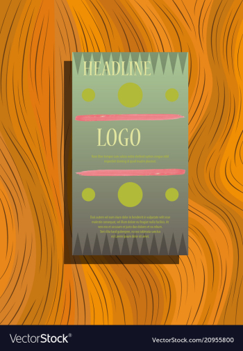 Front and back flyer for business purpose vector image Front and back flyer for business purpose vector image