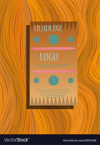 Front and back flyer for business purpose vector image Front and back flyer for business purpose vector image