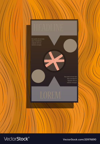 Front and back flyer for business purpose vector image Front and back flyer for business purpose vector image