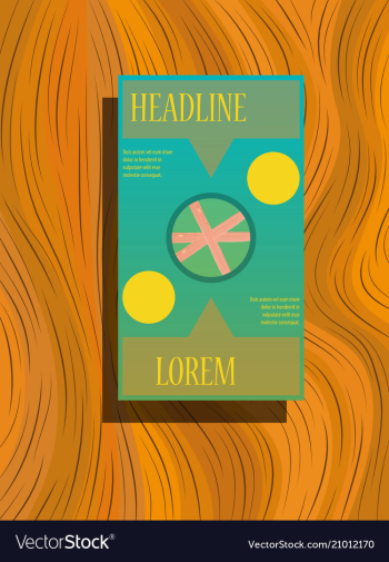 Front and back flyer for business purpose vector image Front and back flyer for business purpose vector image