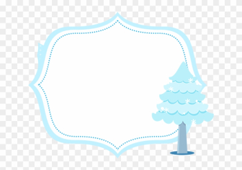 Frozen Baby Blue Christmas Free Printable Image - Frame Frozen Em Png