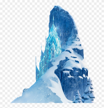 Frozen Castle In Winter Landscape - Frozen Ice Castle Png