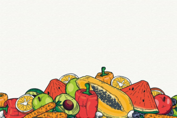 Fruit and vegetables wallpaper Free Vector Fruit and vegetables wallpaper Free Vector