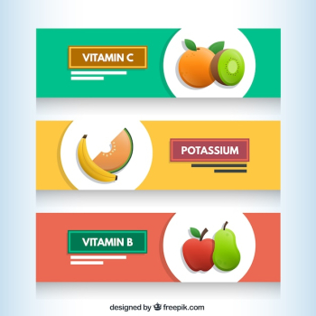 Fruit banners Fruit banners