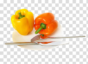 Fruit , bell peppers on plate transparent background PNG clipart Fruit , bell peppers on plate transparent background PNG clipart
