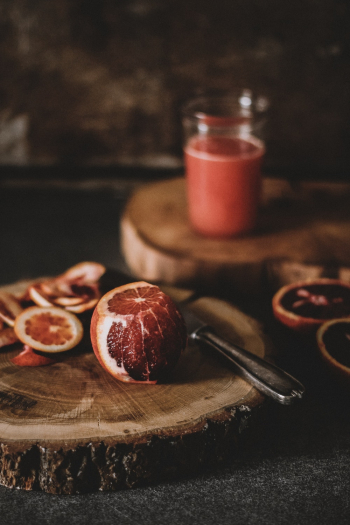 Fruit on Chopping Board Fruit on Chopping Board