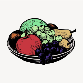 Fruit platter clipart, still life | Free Vector - rawpixel Fruit platter clipart, still life | Free Vector - rawpixel