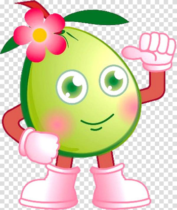 Fruit Pomelo Cartoon, Cartoon flower with grapefruit cartoon man transparent background PNG clipart