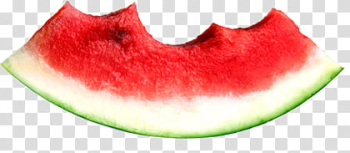 Fruits, sliced watermelon fruit with bite transparent background PNG clipart Fruits, sliced watermelon fruit with bite transparent background PNG clipart