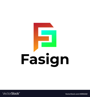 fs letter minimal logo design fs letter minimal logo design