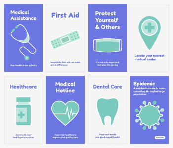 Funky healthcare Instagram story template, | Free PSD - rawpixel Funky healthcare Instagram story template, | Free PSD - rawpixel