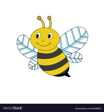 funny cartoon yellow bee funny cartoon yellow bee