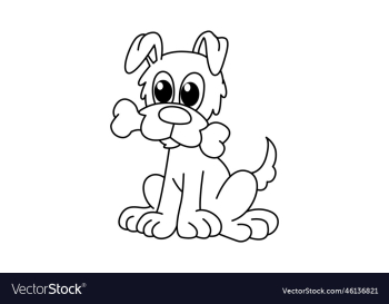 funny dog cartoon coloring page funny dog cartoon coloring page