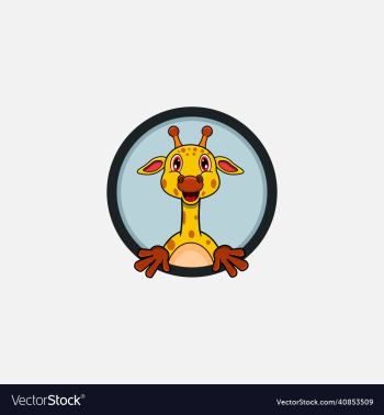 funny giraffe head character design perfect funny giraffe head character design perfect