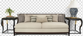 Furniture Couch Living room Table Sofa bed, luxury frame transparent background PNG clipart