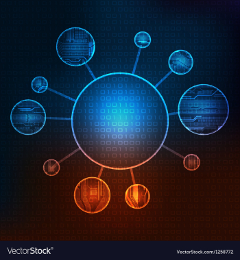 Futuristic background vector image Futuristic background vector image