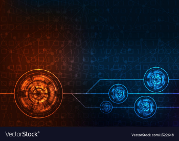 Futuristic background vector image Futuristic background vector image