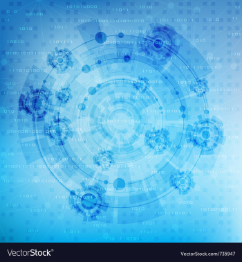 Futuristic background vector image Futuristic background vector image