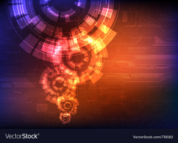 Futuristic background vector image Futuristic background vector image
