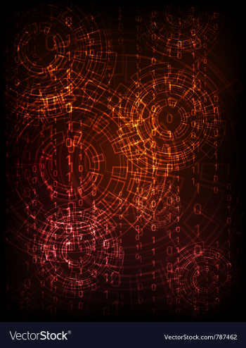 Futuristic background vector image Futuristic background vector image