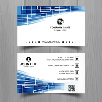 Futuristic business card